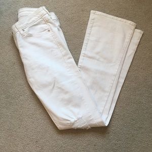 Just Black white ripped pants (size 25)